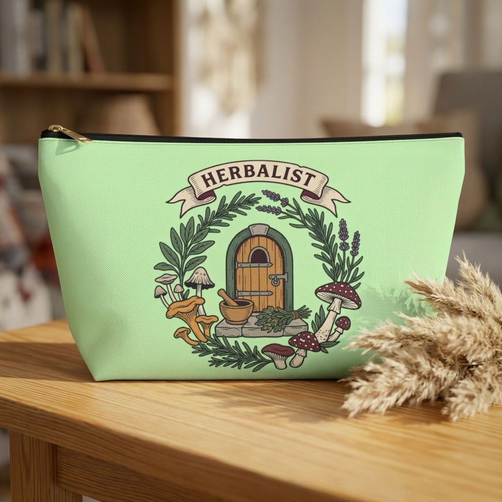Botanical Makeup & Travel T-Bottom Bag