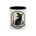 Witch Cat Coffee Mug — “You’re Creepin’ Meowt” Accent Mug